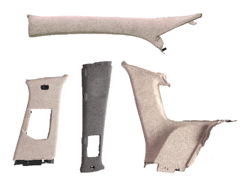A, B, and C pillar low-pressure injection molding series