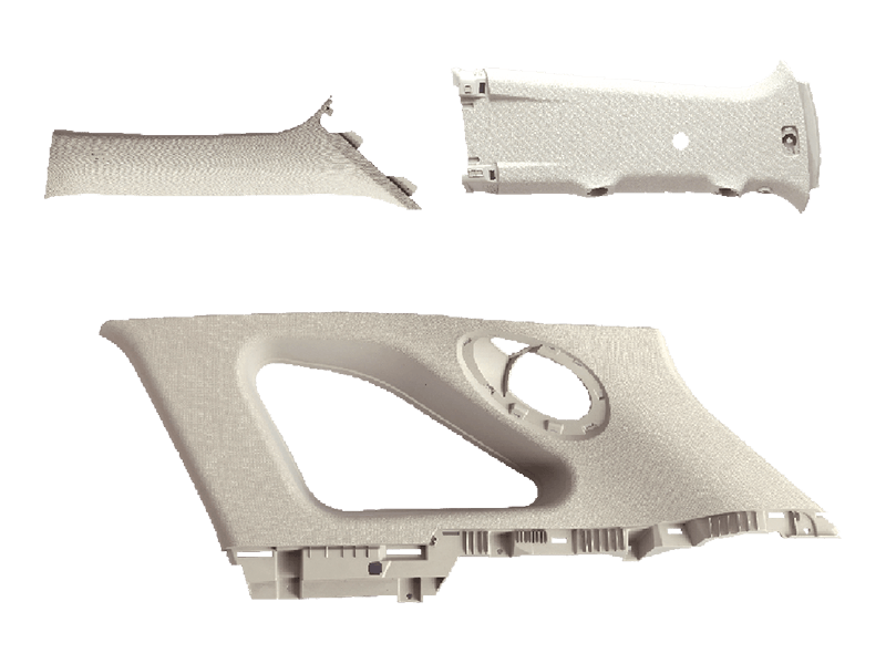 A, B, and C pillar ordinary injection molding series